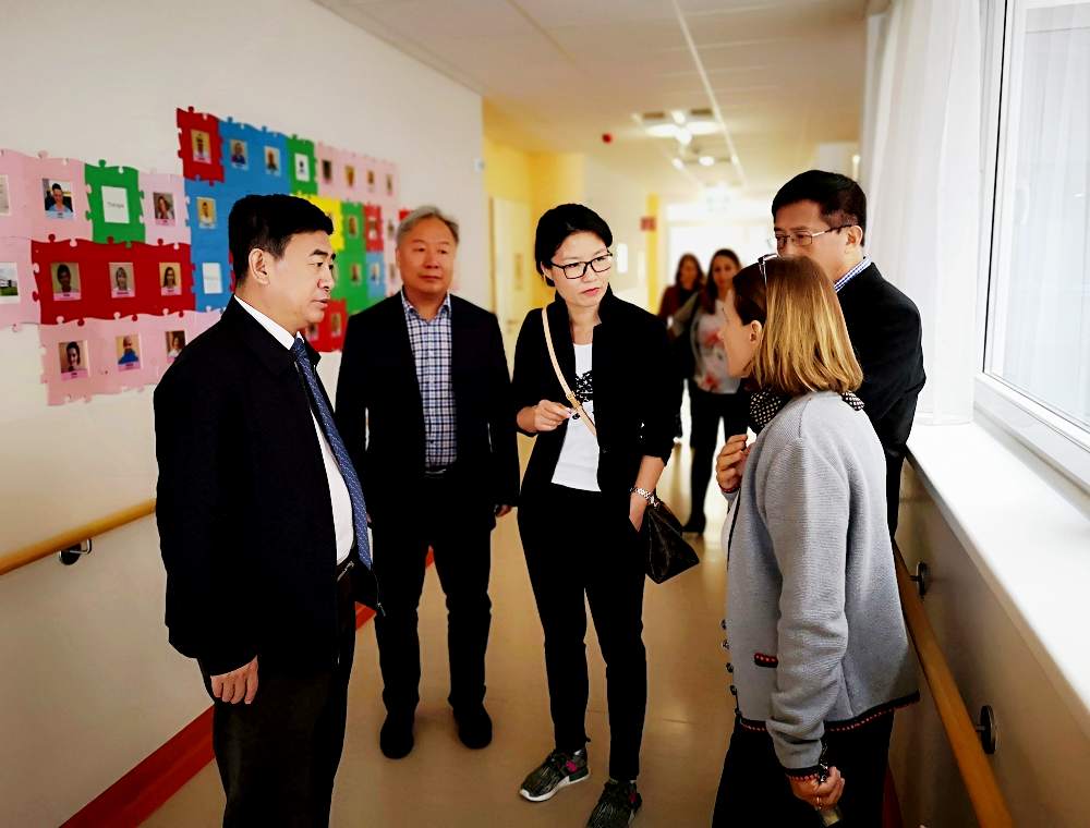 我校代表团参观SANLAS HOLDING 集团下属玛利亚特斯特精神残疾护理院